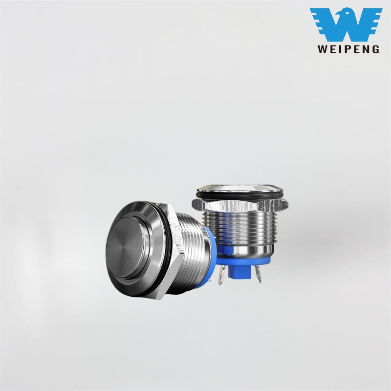 16/19mm စက်စတင် သတ္တုခလုတ်ခလုတ်