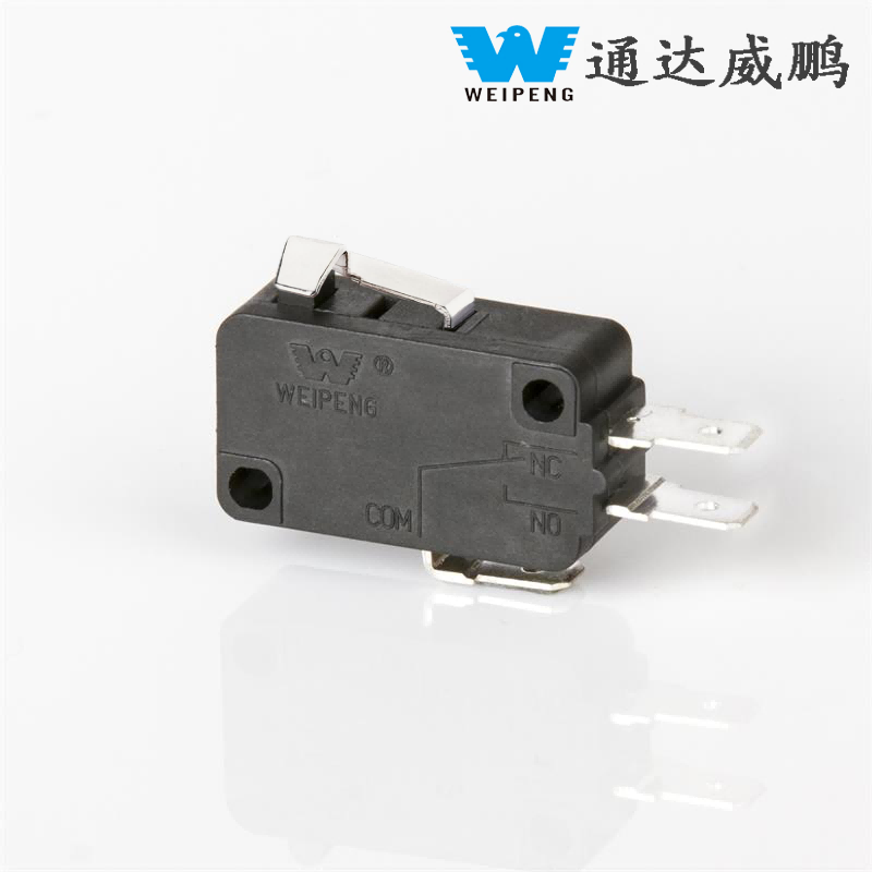 လက်ကိုင်သုံးချောင်းပါသော 16A/21A အကြီးစား Micro Switch