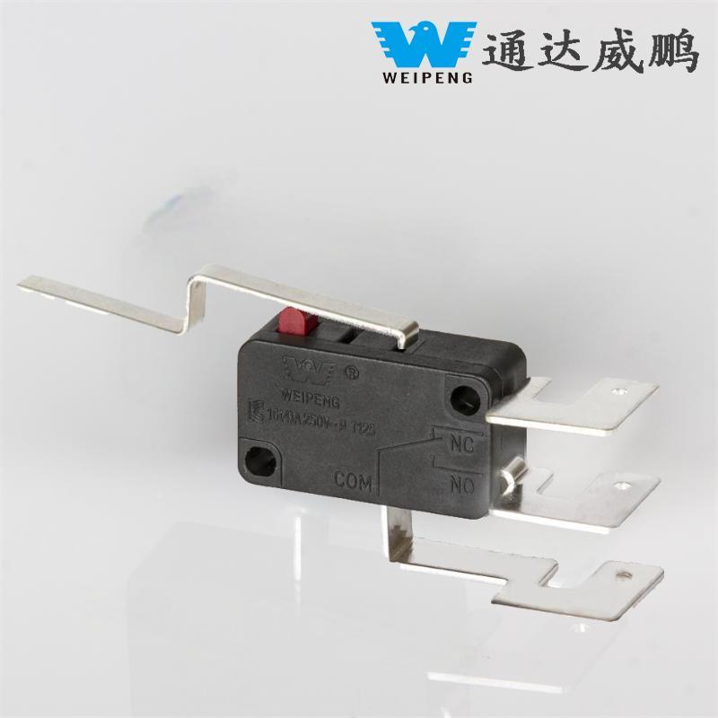16A အကြီးစား Micro Switch အိမ်သုံးပစ္စည်း အပူဒဏ်ခံနိုင်ရည်ရှိသည်။