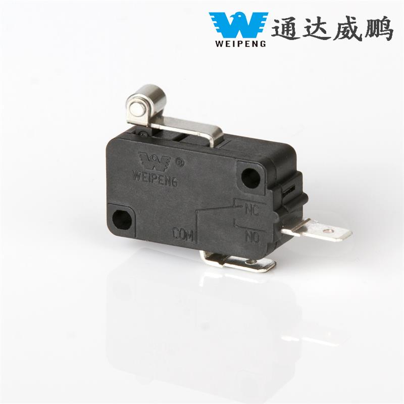 16A အဘယ်သူမျှမ Micro Switch တိုတောင်းသော Wheel Roller ဂဟေဆော်သည့်ဂွန်းခလုတ်