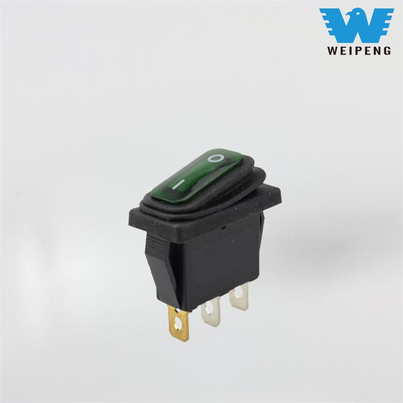 3-Pin 2-Position Rocker Switch သည် Dustproof နှင့် Oil-Resistant ဖြစ်သည်။