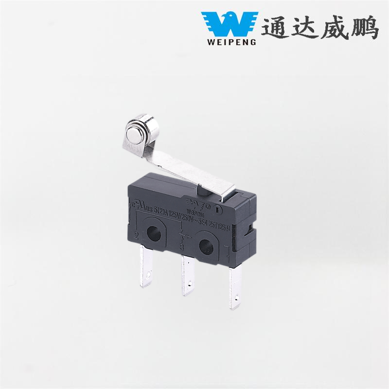 စက်မှုပစ္စည်းအတွက် Roller ပါသော 5A 125V/250V High-Temperature Resistant 3-Pin Micro Switch