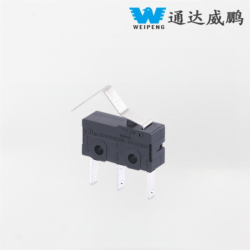 5A Small Stroke Bent Lever Micro Switch
