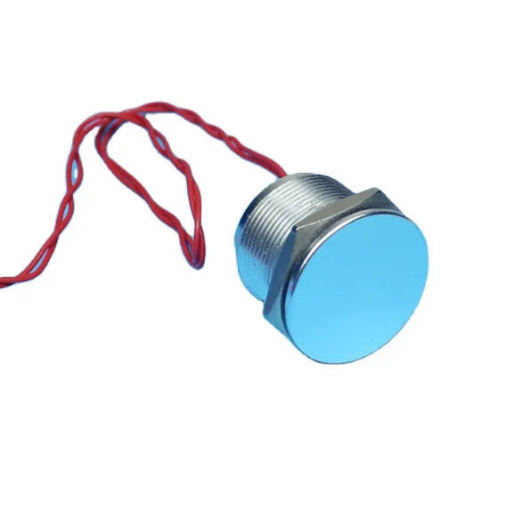 Concave Button Illuminated Laching Piezo Switch