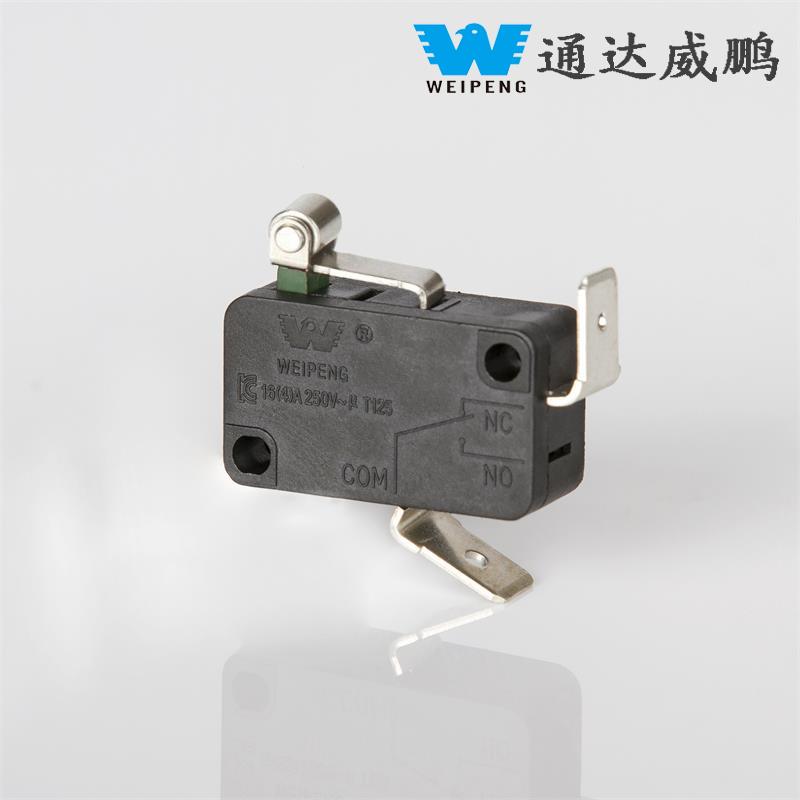 စက်ရုံတိုက်ရိုက်ရောင်းချမှု 16A Micro Switch Short Lever Roller Travel Micro Switch