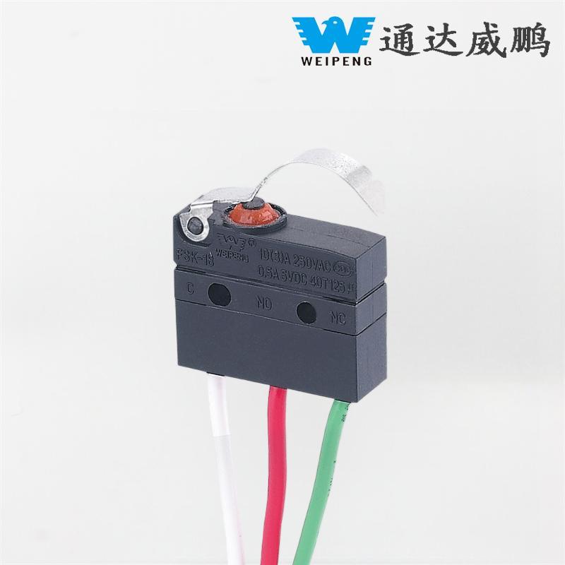 Fsk-18 ရေစိုခံ နှင့် ဖုန်ဒဏ်ခံ IP67 ခရီးသွားကန့်သတ် Micro Switch