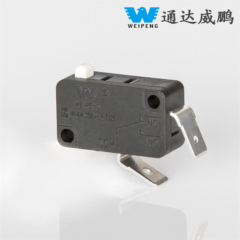 HK-14 2-pin ပုံမှန်အားဖြင့်ပိတ်ထားသော Push Stroke Switch Microwave အဝတ်လျှော်စက် Micro switch