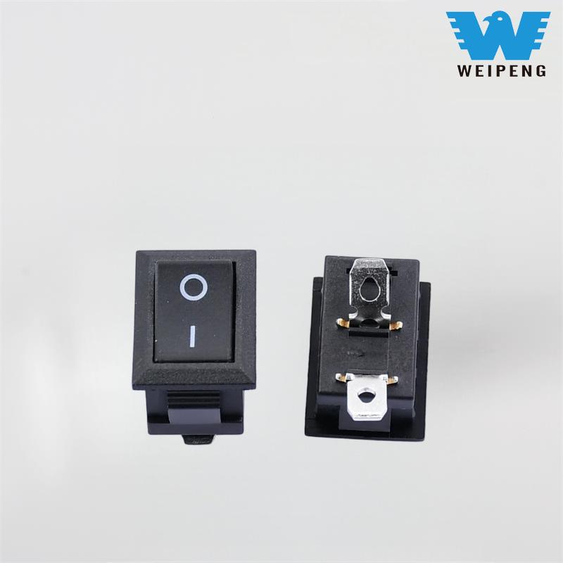 Kcd115*21mm Slanted two-Position Rocker Switch ကို ကွေးထားသောခြေထောက်များ