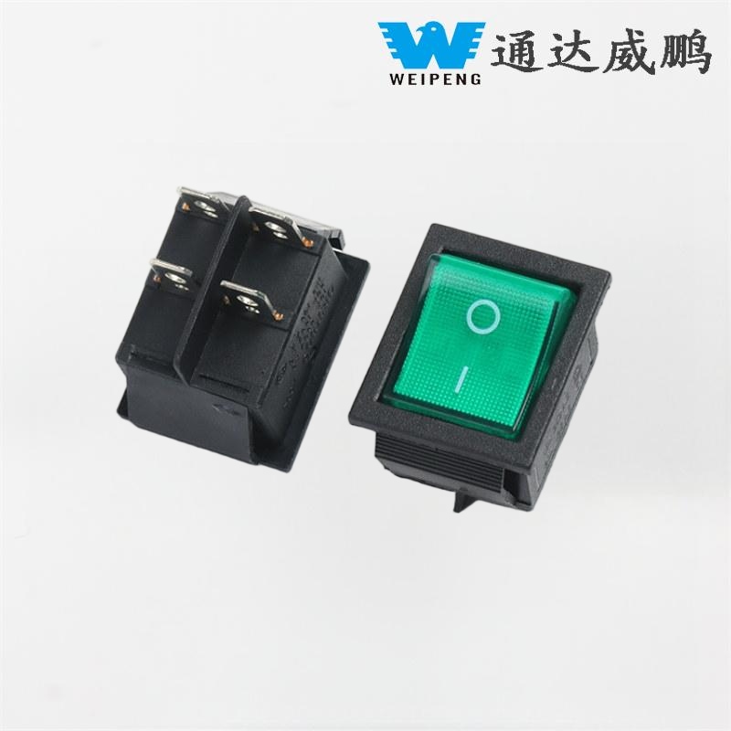 Kcd4 Rocker Switch High Current 2-Position Four-Pin