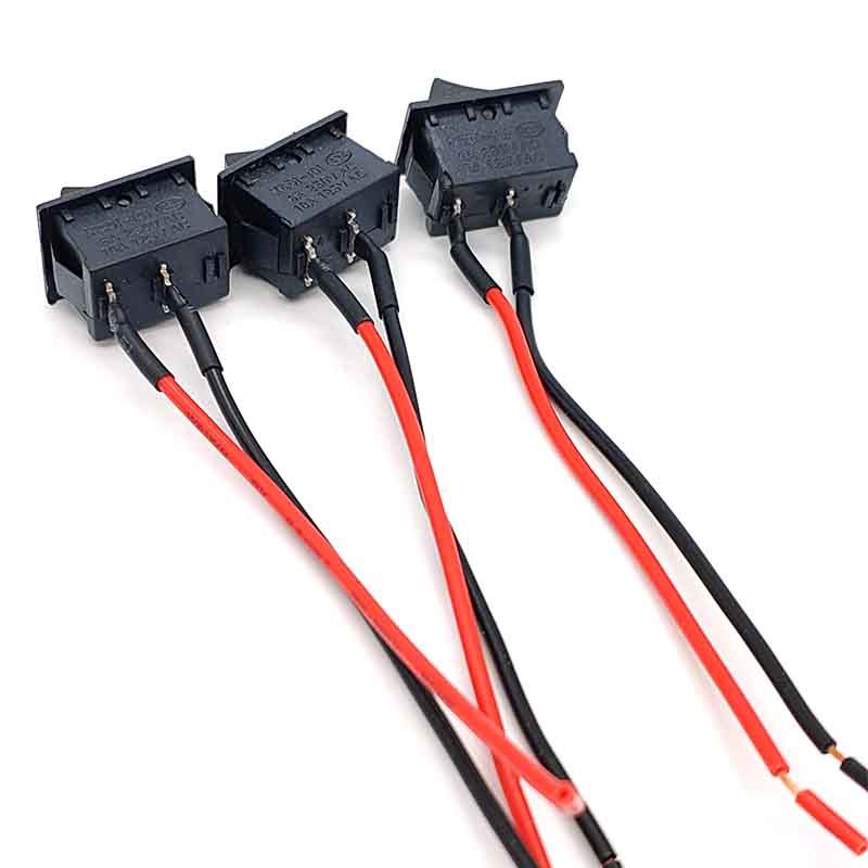 အသေးစားပစ္စည်း 21 * 15 မီလီမီတာ Rocker Switch