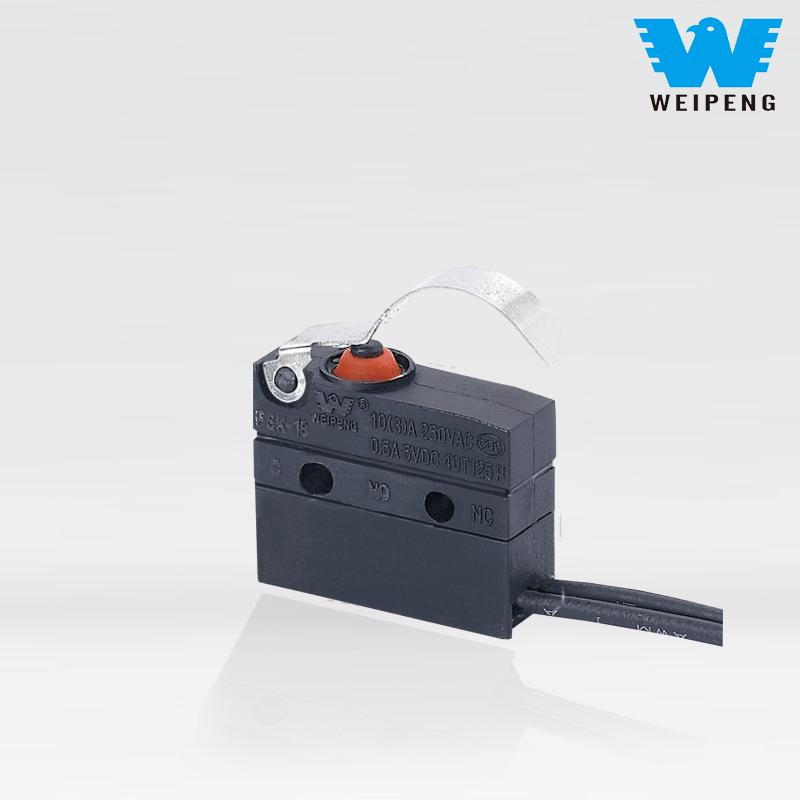 Weipeng 10A IP67 မော်တော်ကားထိုင်ခုံ Micro Switch