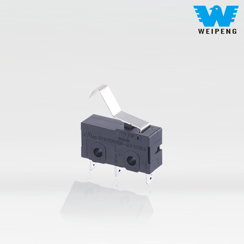 Weipeng 5A 125V/250V ရေအပူပေးစက် ခရီးသွား အပူချိန်မြင့် 3-Pin Micro Switch