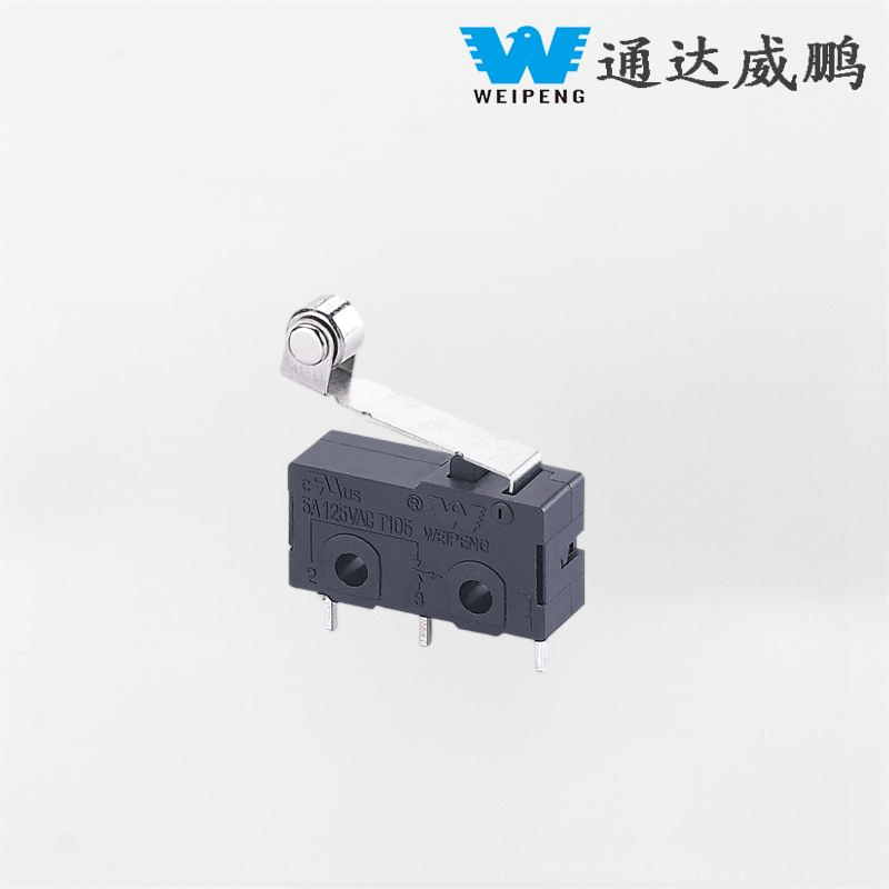 Weipeng 5A ဖုန်စုပ်စက်အသေးစား High-Temperature-Resistant Micro Switch