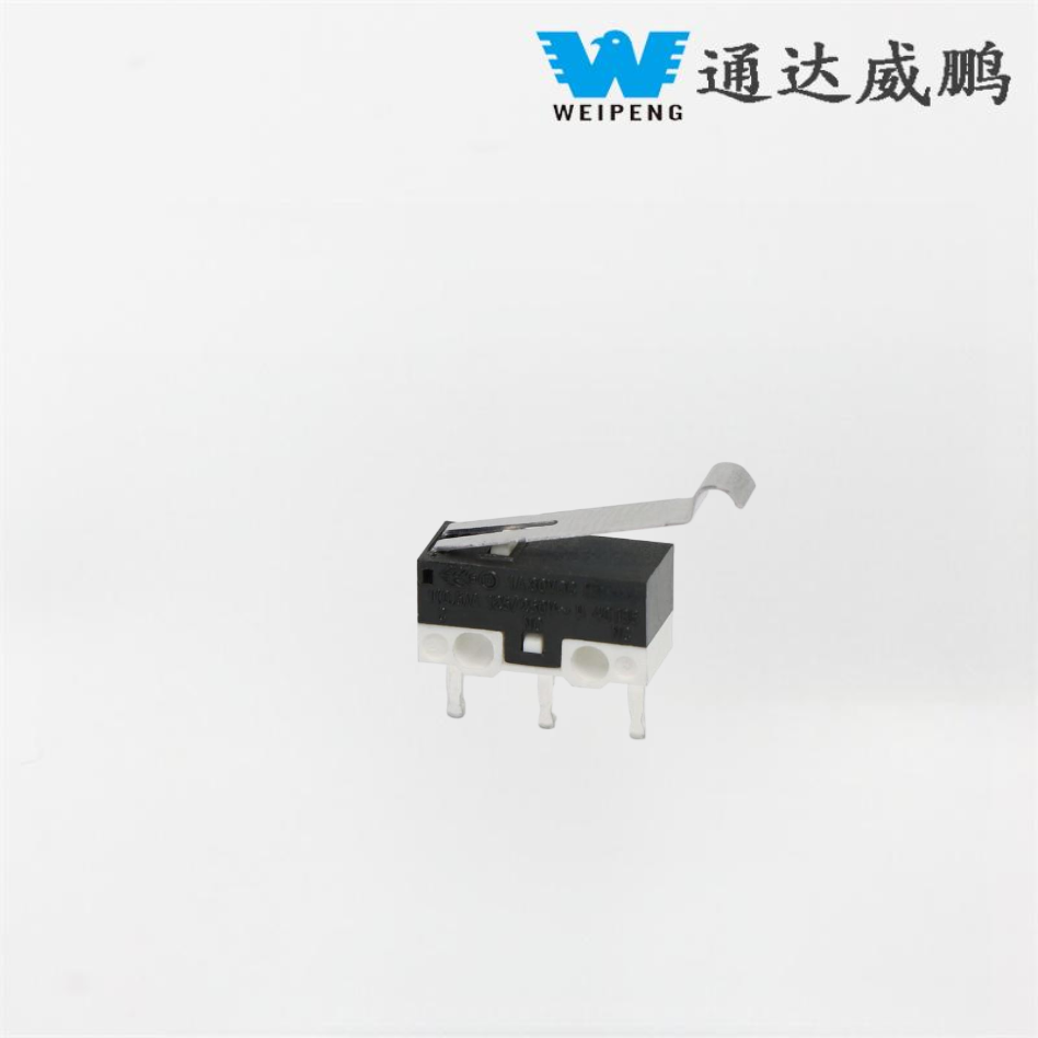 Weipeng Straight PCB Pin Micro Switch သည် Bent Handle ဖြစ်သည်။