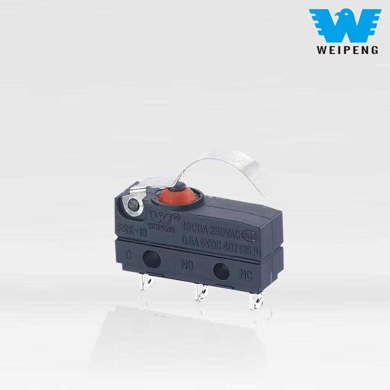 Weipeng ရေစိုခံပြီး ဖုန်ဒဏ်ခံ IP67 Micro Switch
